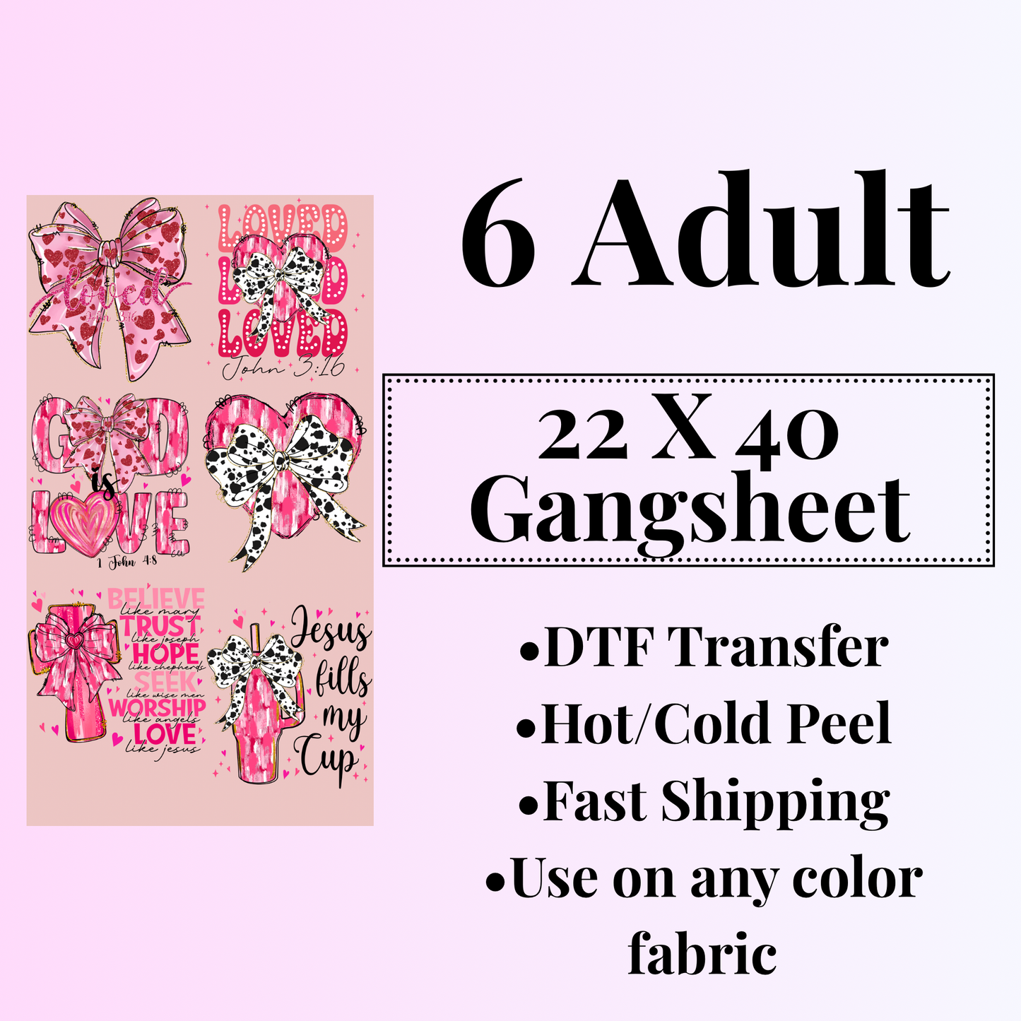 Faith Valentines  22 X 40