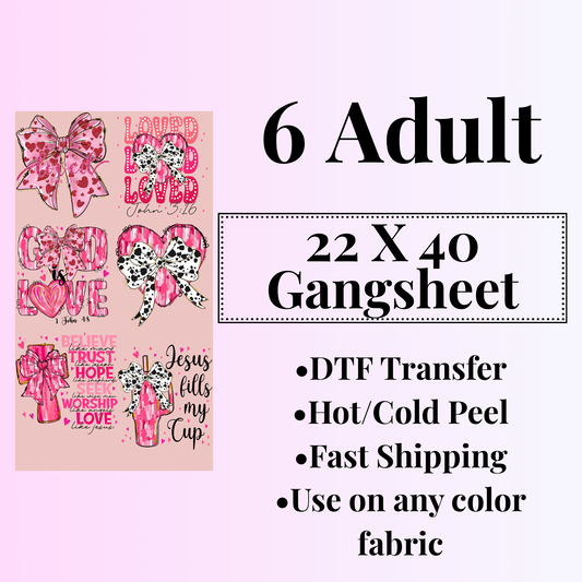 Faith Valentines  22 X 40