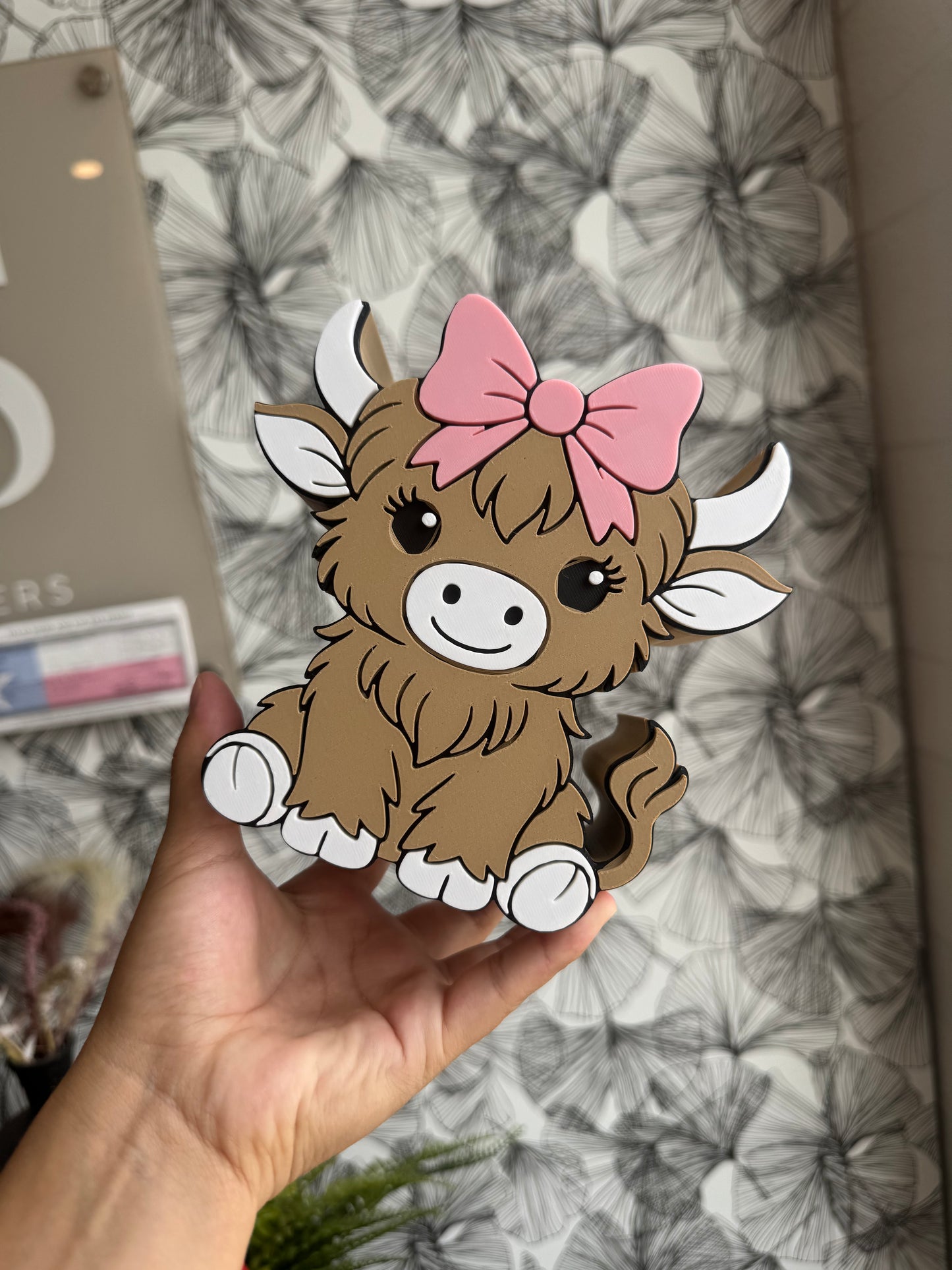 Highland Cow Desk Items