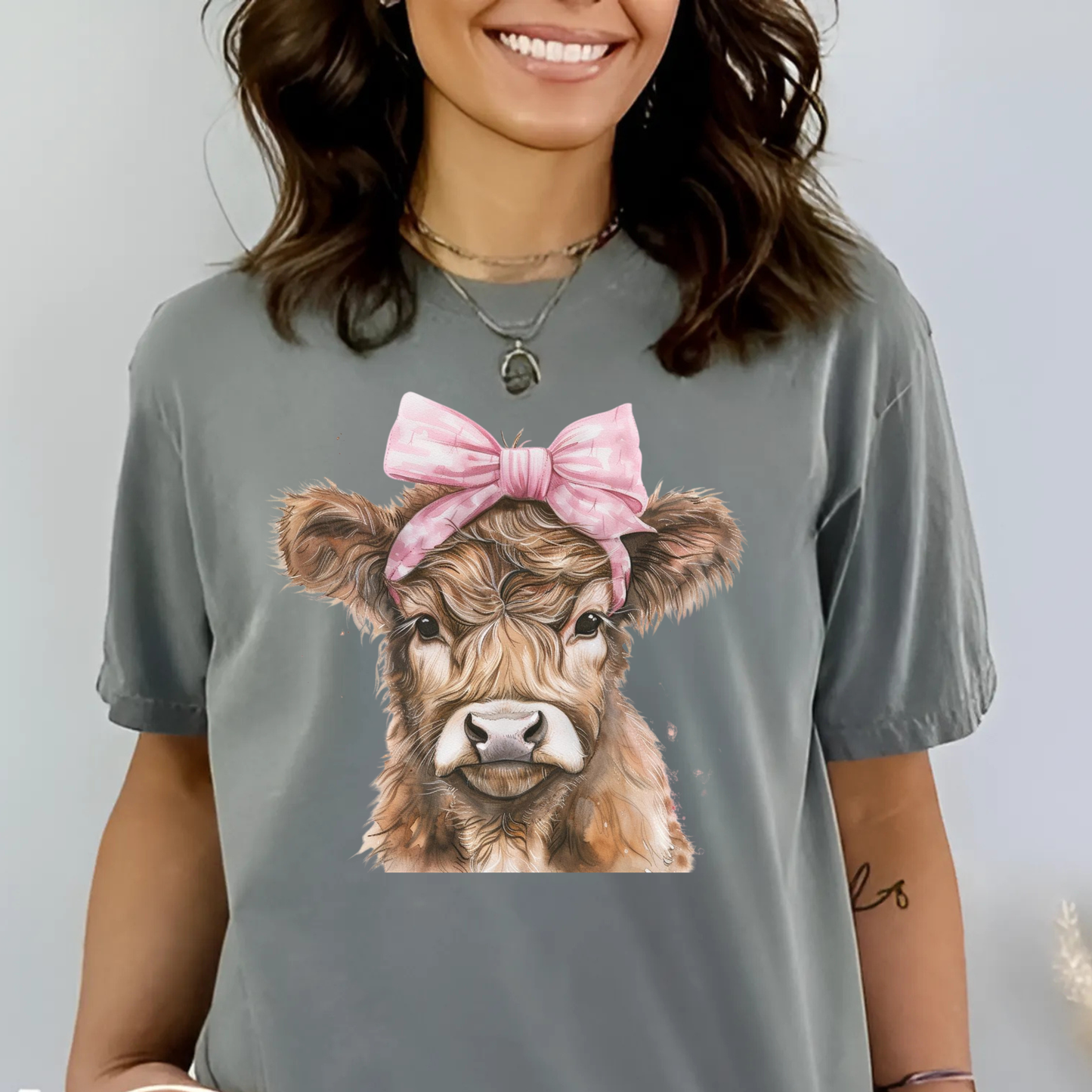 Cow With Bow