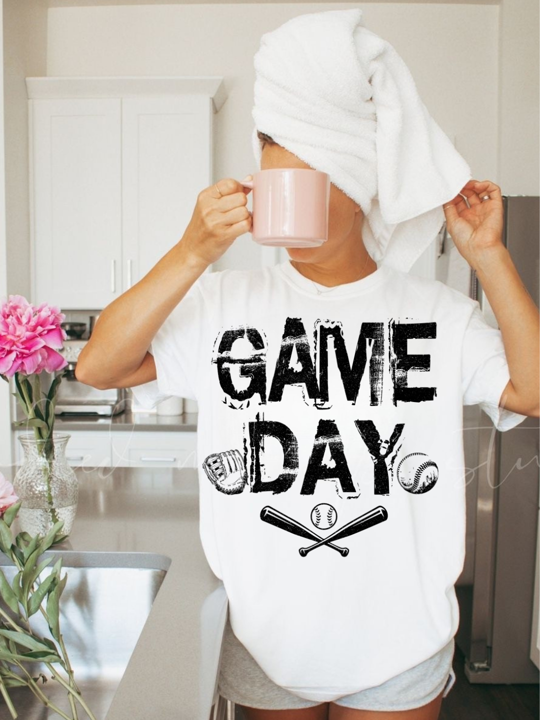 Game Day Baseball Black