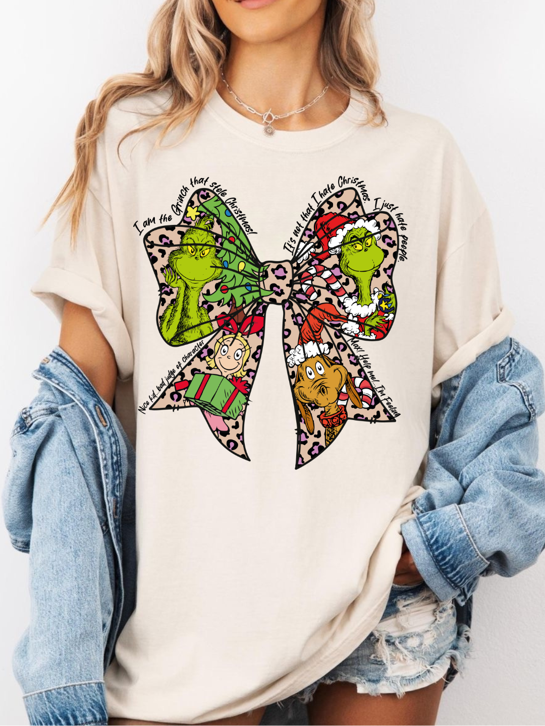 G R I N C H Leopard Bow