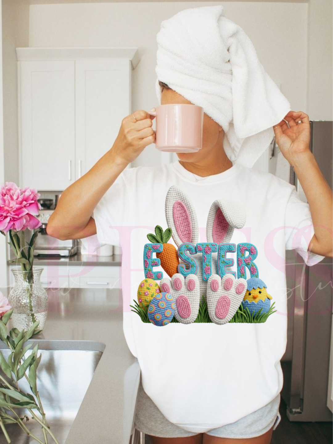 Faux Textured Easter