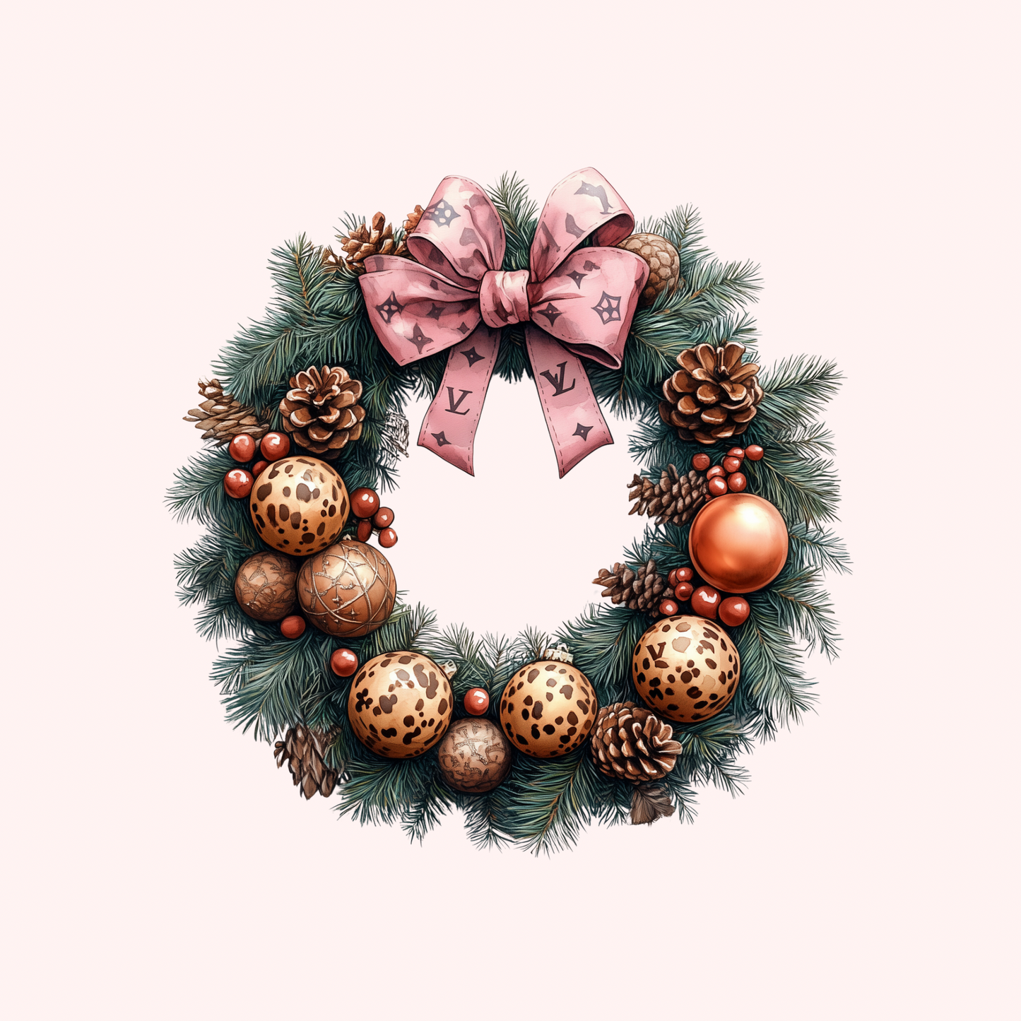 LV Green Wreath
