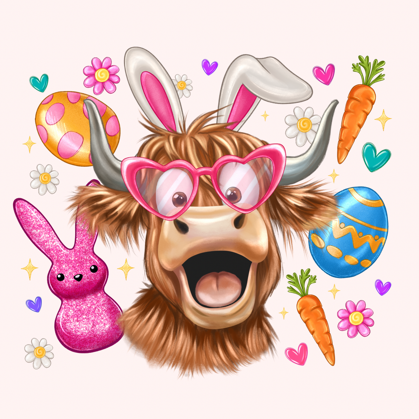Highland Cow Easter