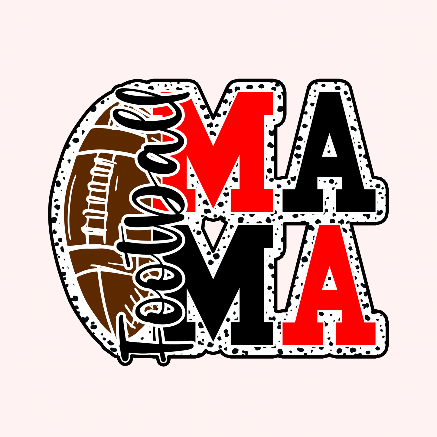 Football Mama Red