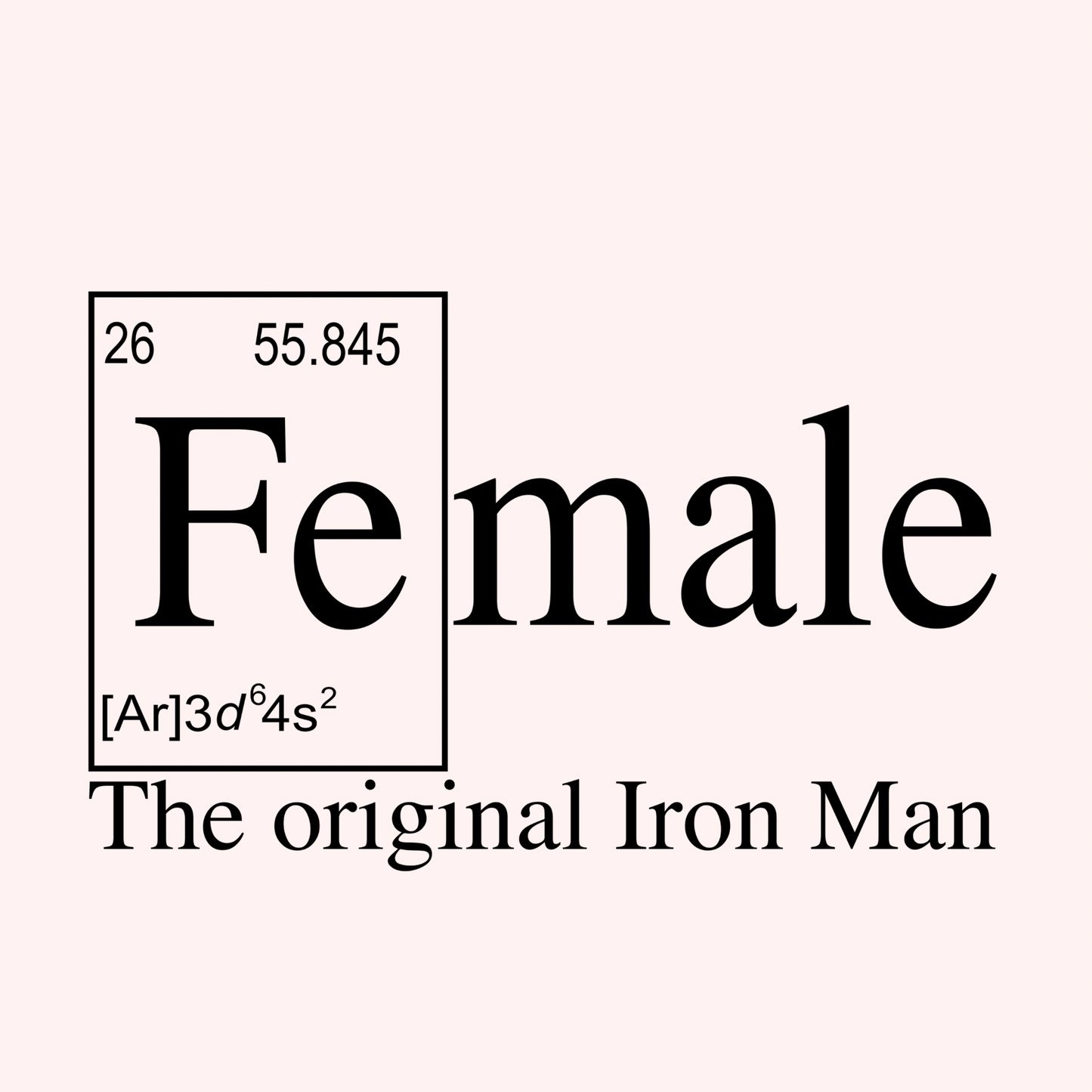 Female The Original Iron Man