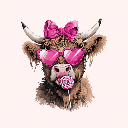 Highland Cow Lollypop