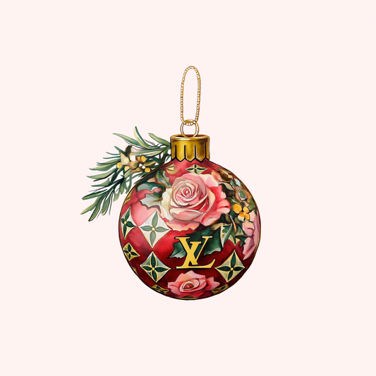LV Pink Ornament Christmas