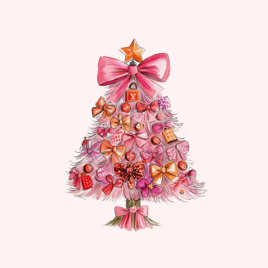 LV Hot Pink Christmas Tree
