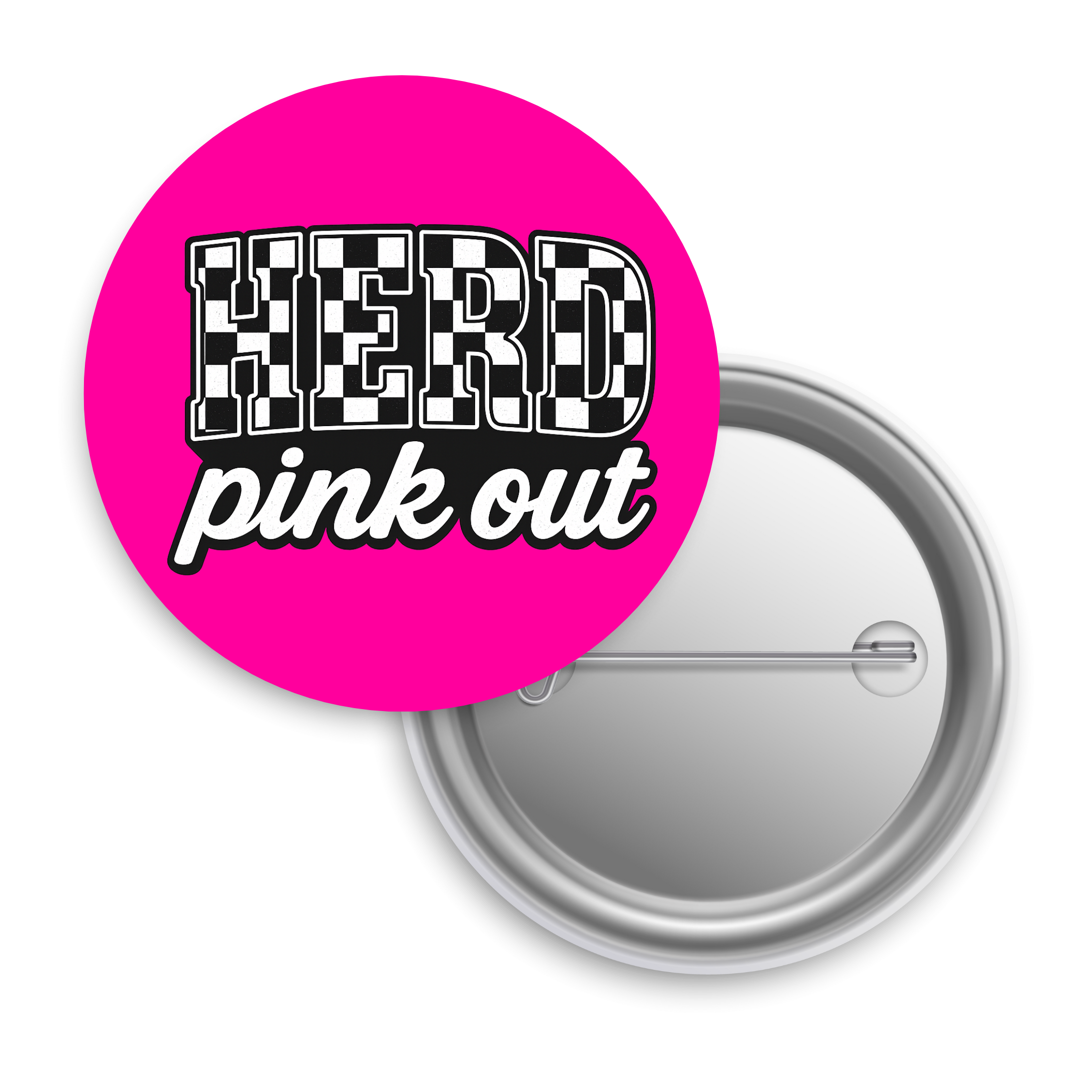 Herd Pink Out- Button – Press