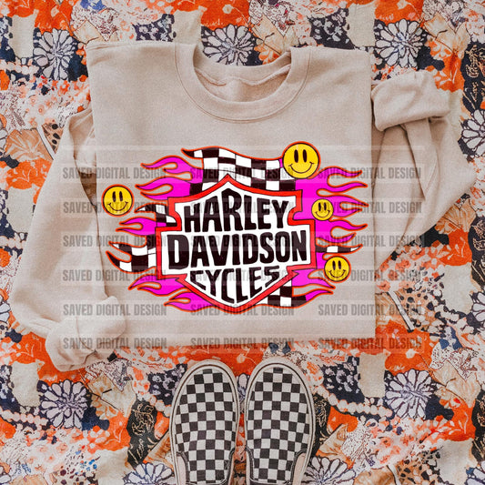 Harley Hot Pink Check