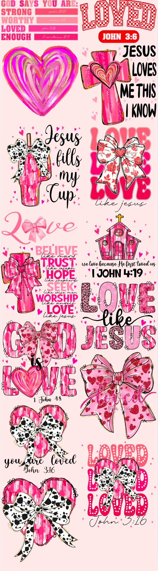 Valentine Premade Gang Sheet