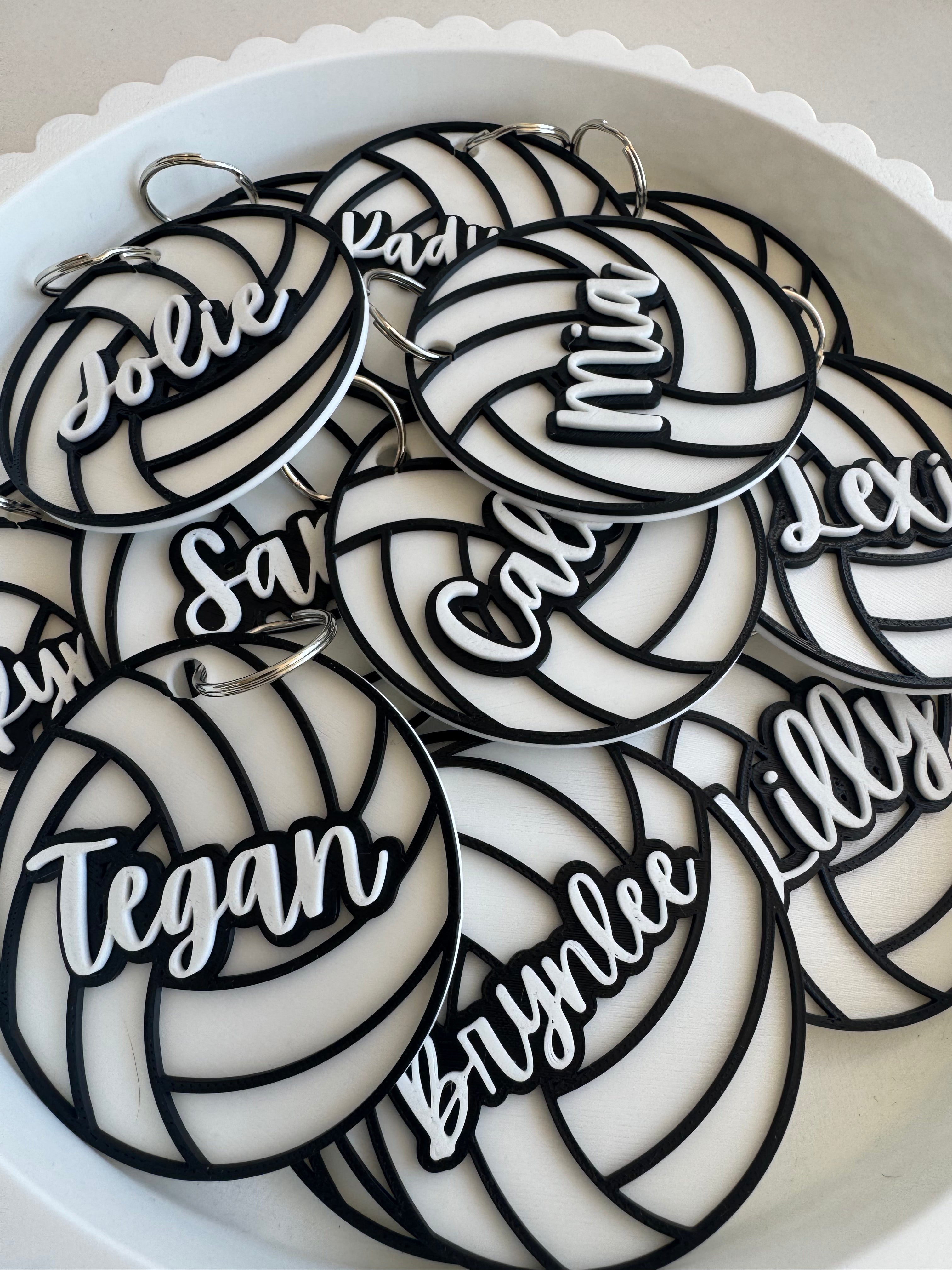 Custom Sports Keychain/ Bagtag – Press