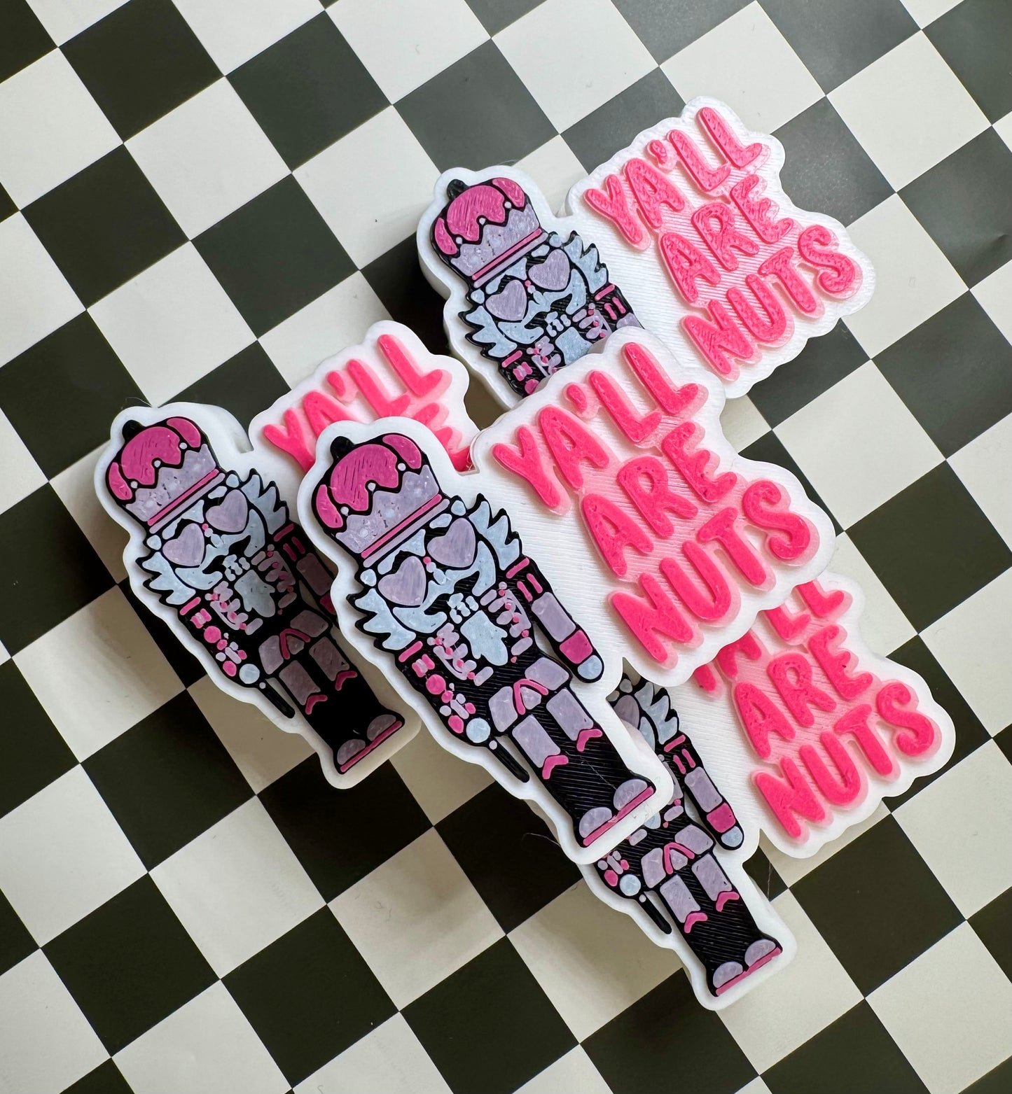 Yall Are Nuts Straw Topper