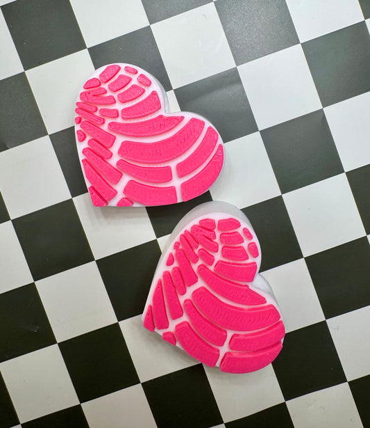 Heart Concha Straw Topper