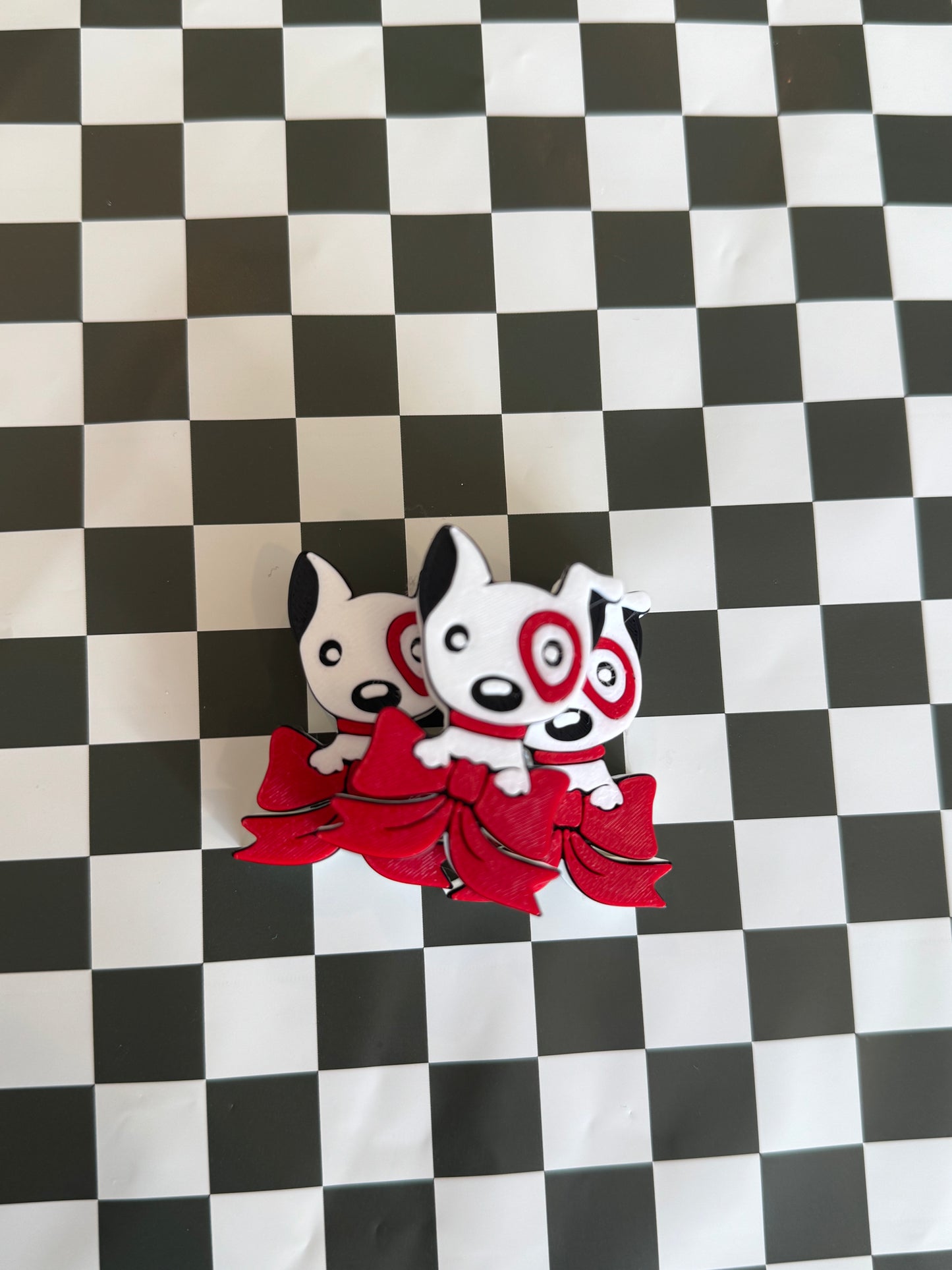 Target Dog Bow Straw Topper