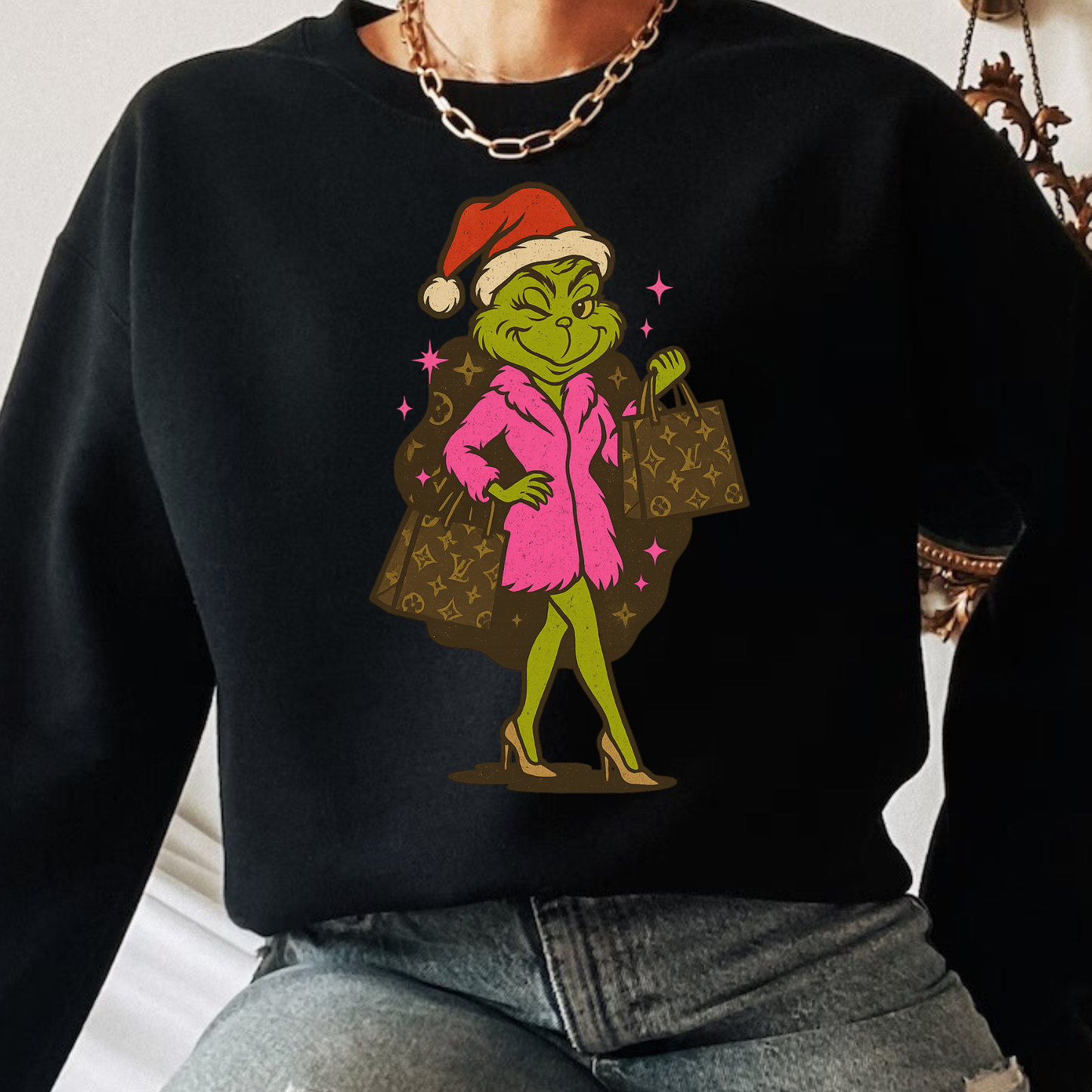 Boujee Shopping Green Man