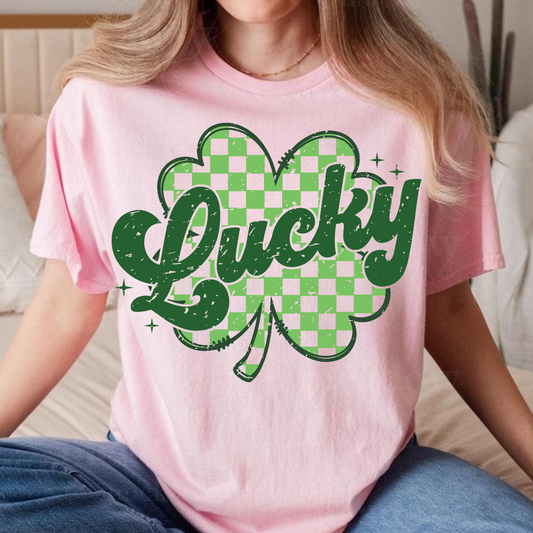 Checkered Lucky Clover