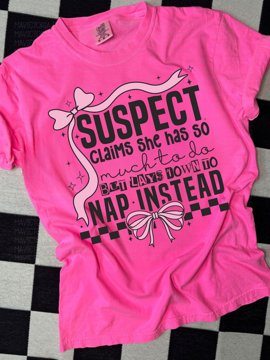 Suspect Claims Nap