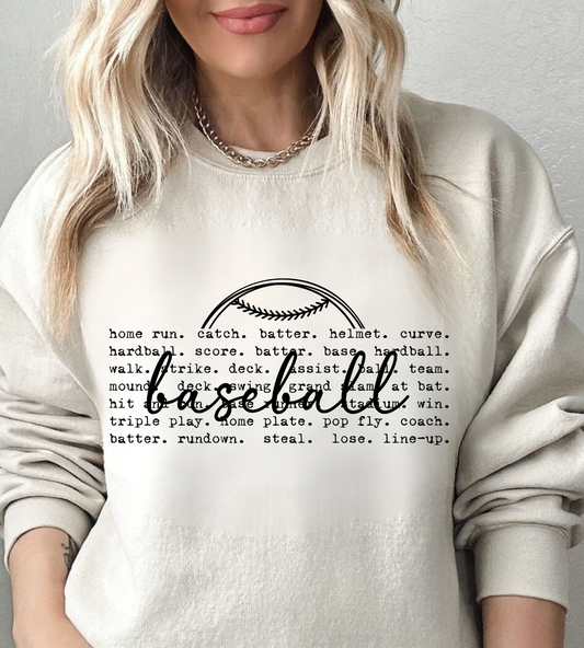 Minimal Baseball Black