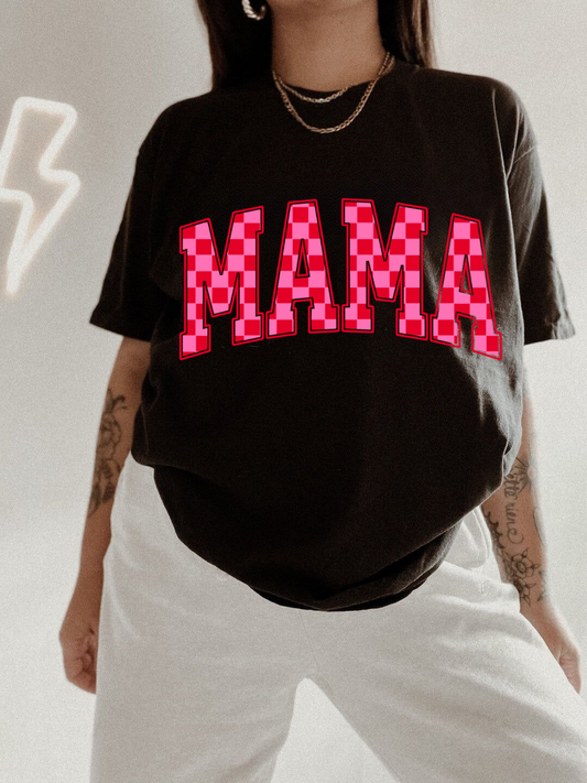 Pink Checkered Mama