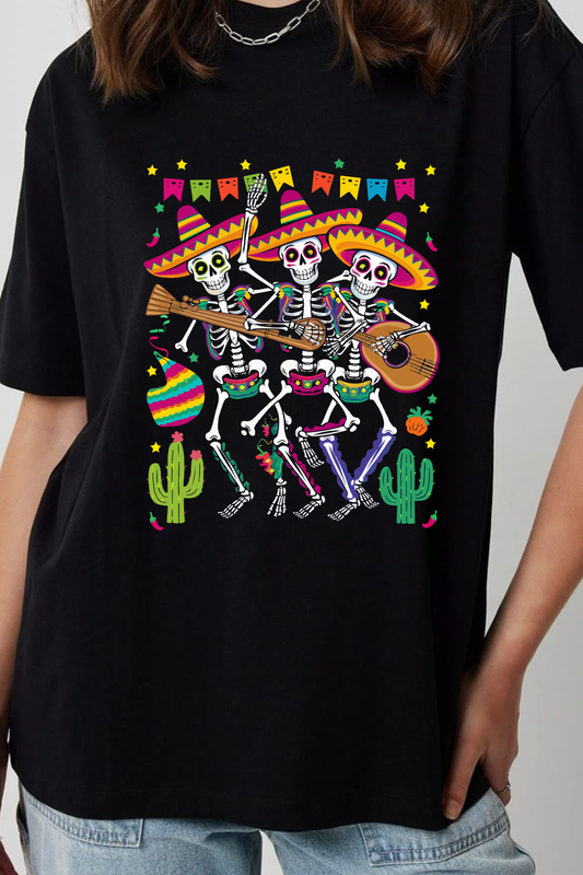 Skeletons dancing