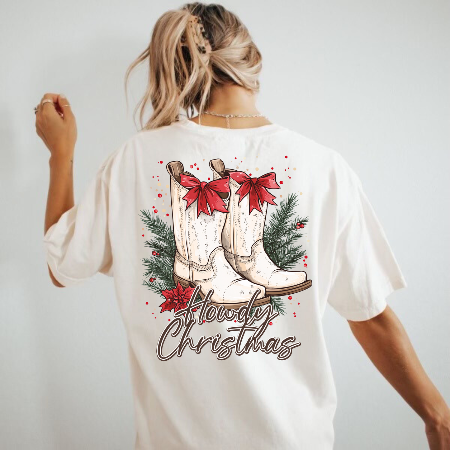 Howdy Christmas Boots