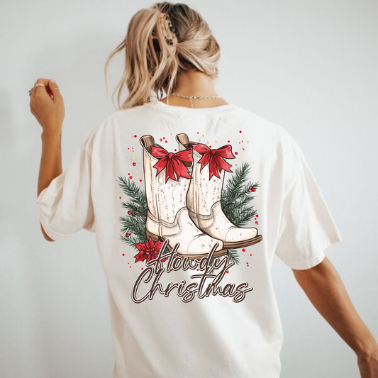 Howdy Christmas Boots