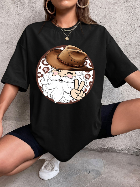 Peace Cowboy Santa