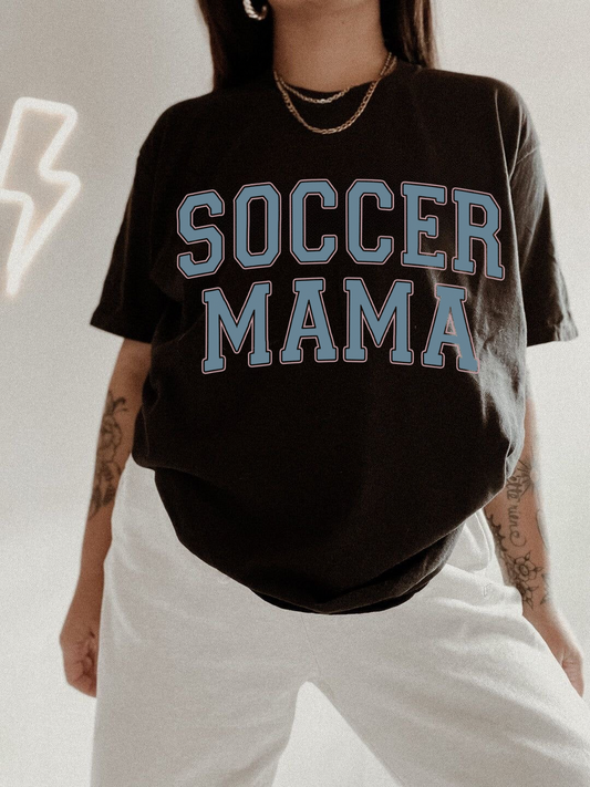 Soccer Mama Blue and Red