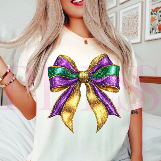 Madri Gras Bow